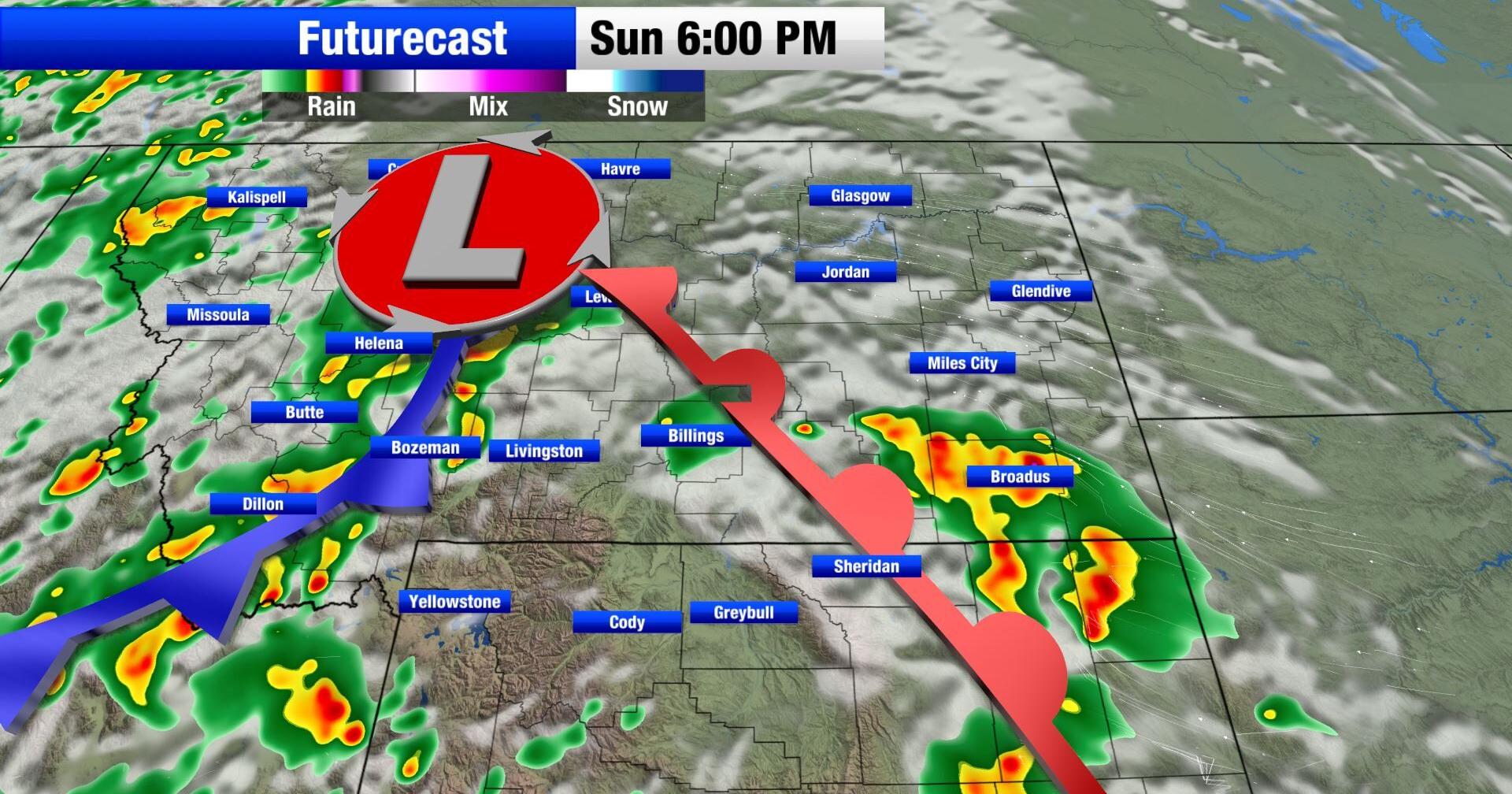 Showers and thunderstorms move in Sunday afternoon/evening leading to minor flood concern for some - Vimarsana News