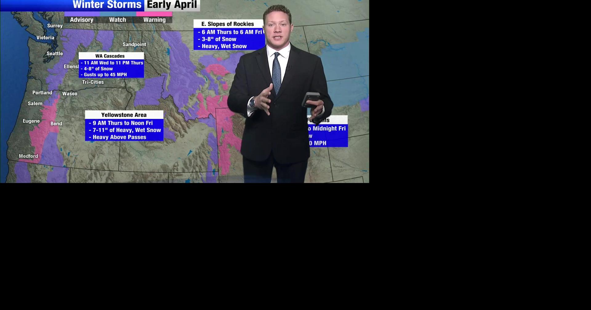 Mountain snowfall alert | Montana Weather | kulr8.com