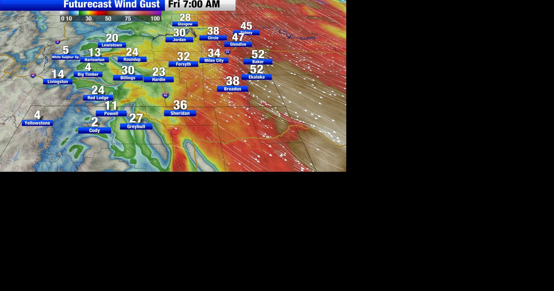 Strong to gusty northwest winds will impact the eastern plains through ...