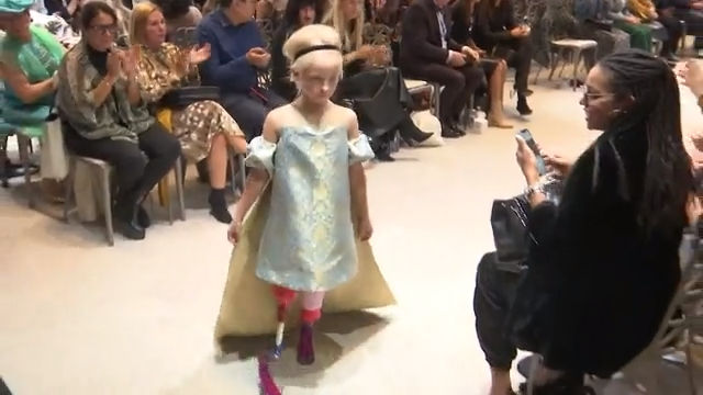 Nine Year Old Girl Is First Double Amputee Child To Walk The Runway In Paris Fashion Week News Kulr8 Com