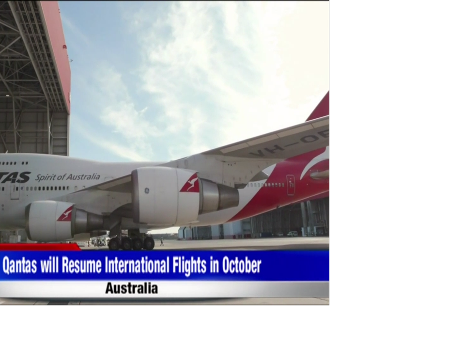 Qantas will resume international flights in October | News ...