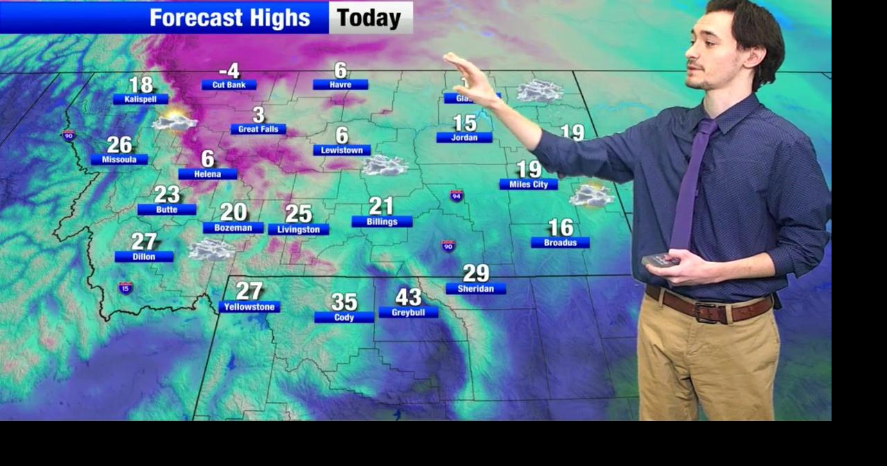 Winter system ushers snow and bitter cold air into portions of Montana
