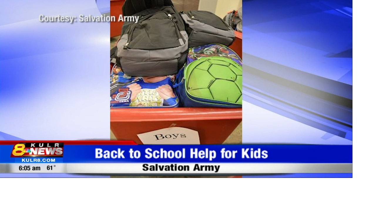 Salvation Army offers help with school supplies and clothes for