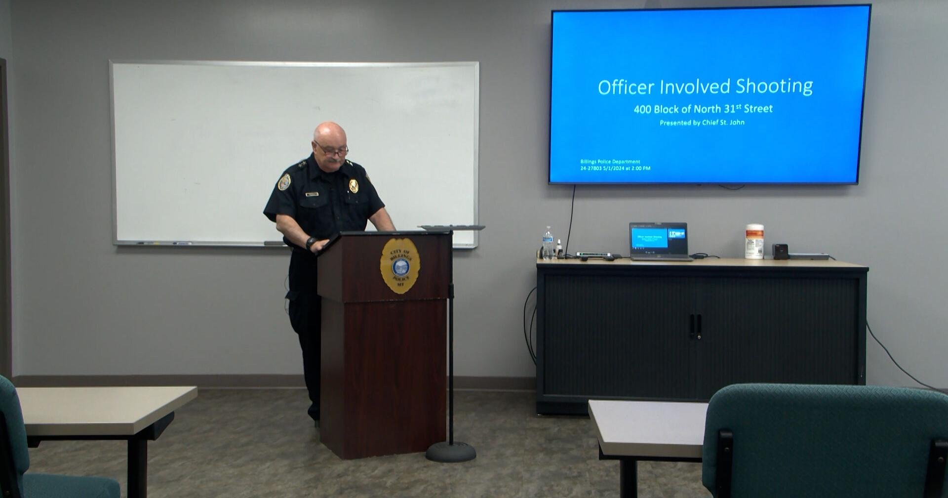 Billings Police Chief shares updates for downtown officer involved shooting. - Vimarsana News