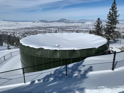 Watertank Roof Collapses In Helena Possibly From Cold Weather Wake Up Montana Kulr8 Com
