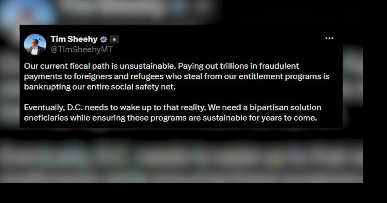 Montana Senator Tim Sheehy backs social security cuts
