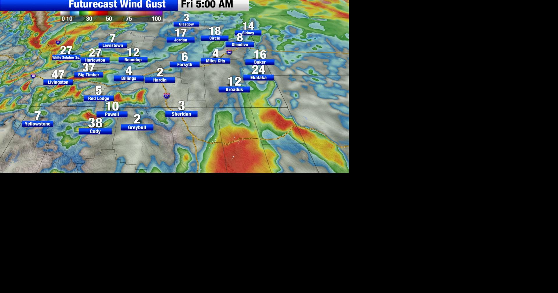 Dangerous Crosswinds: Livingston to Nye | Montana Weather | kulr8.com