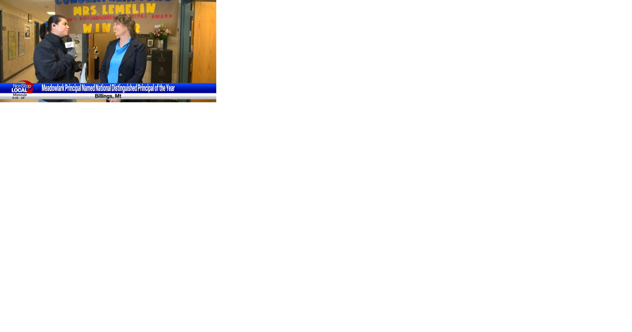 Meadowlark Elementary Principal recognized as National Distinguished Principal of the Year - Vimarsana News