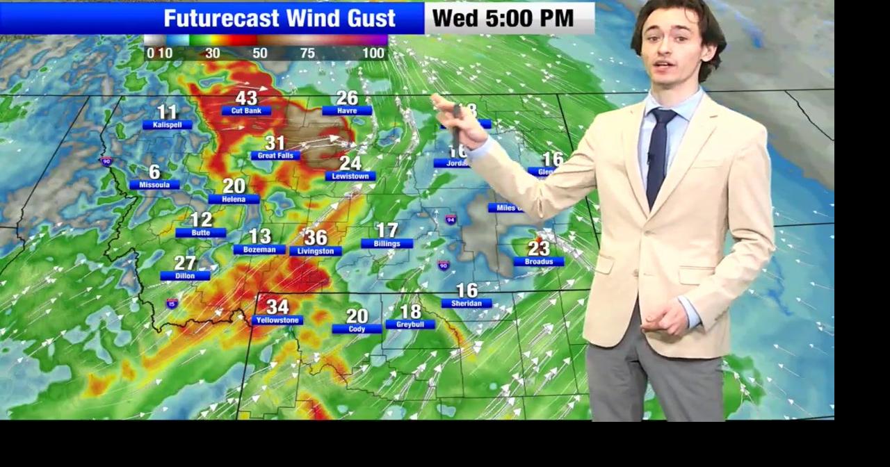 Strong to severe thunderstorms possible in northern MT, strong winds and fire weather