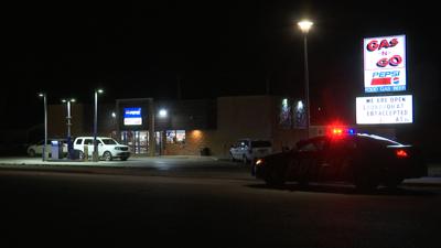 One shot at gas station on Billings south side