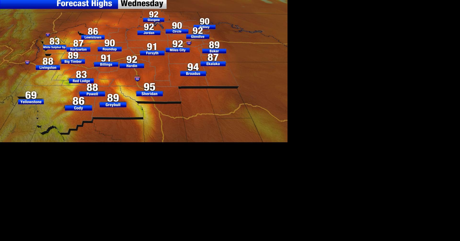 Hot temperatures, gusty winds, and low humidity create areas of ...