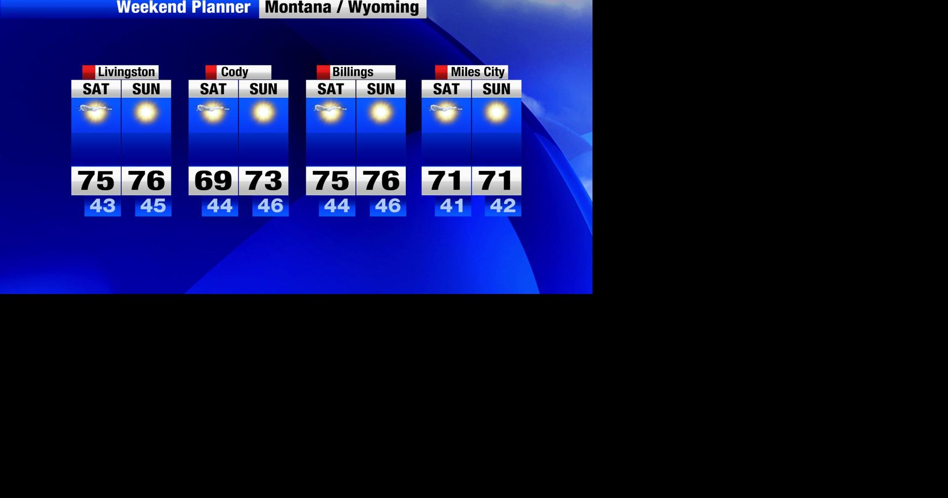 Chilly Night With Pleasant Weekend Weather Conditions Montana Weather