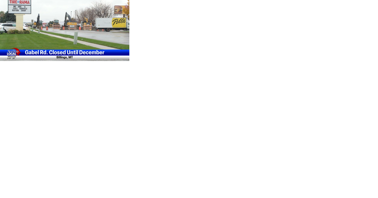 Gabel Road closed through Dec. 6th - Vimarsana News