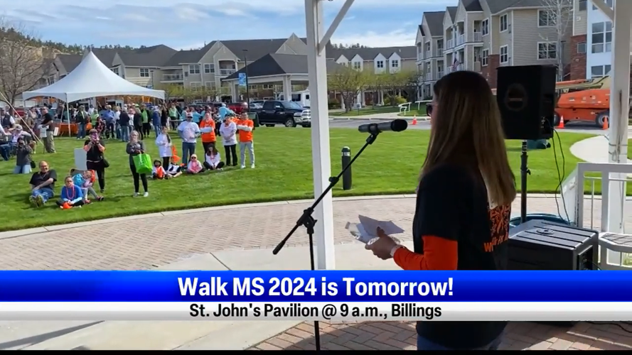 Walk MS Billings 2024 taking place on May 4th at St. John's Pavilion