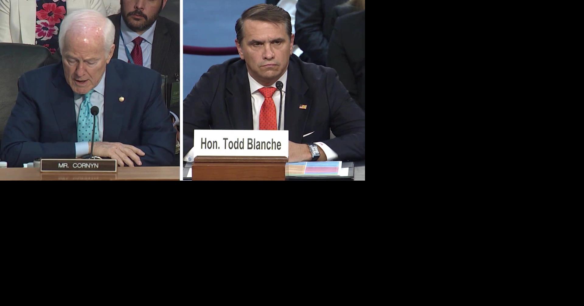 Blanche seeking to be confirmed as Attorney General