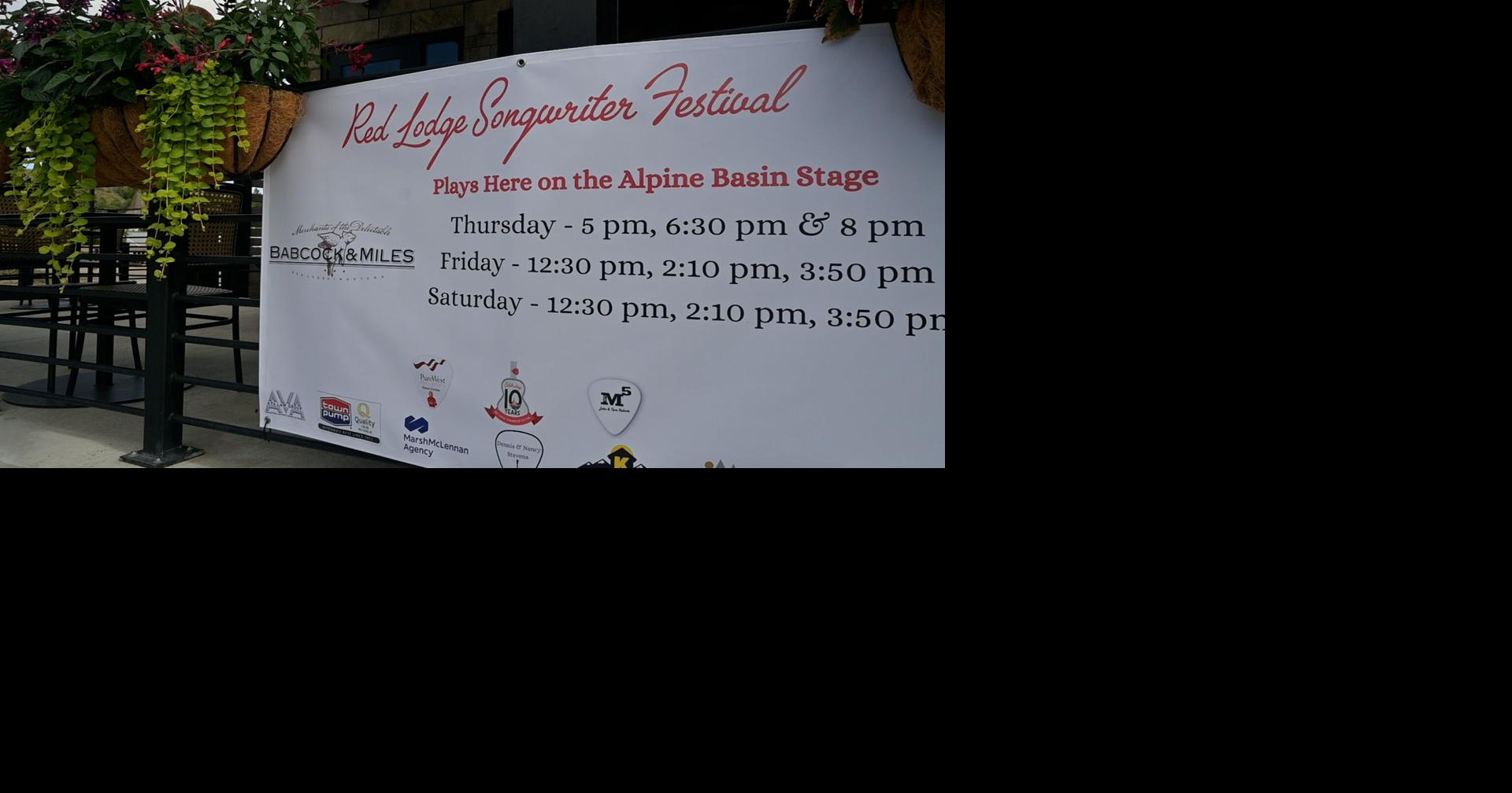 Red Lodge Songwriter Festival celebrating 10 years of music in the Beartooth foothills