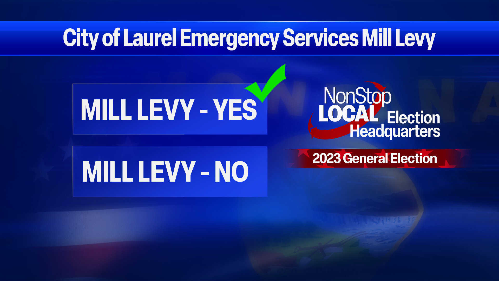 Laurel Voters Approve EMS Mill Levy | Montana Politics | Kulr8.com