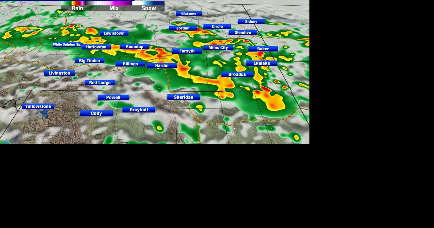 Heavy Rain Possible Late This Week Montana Weather