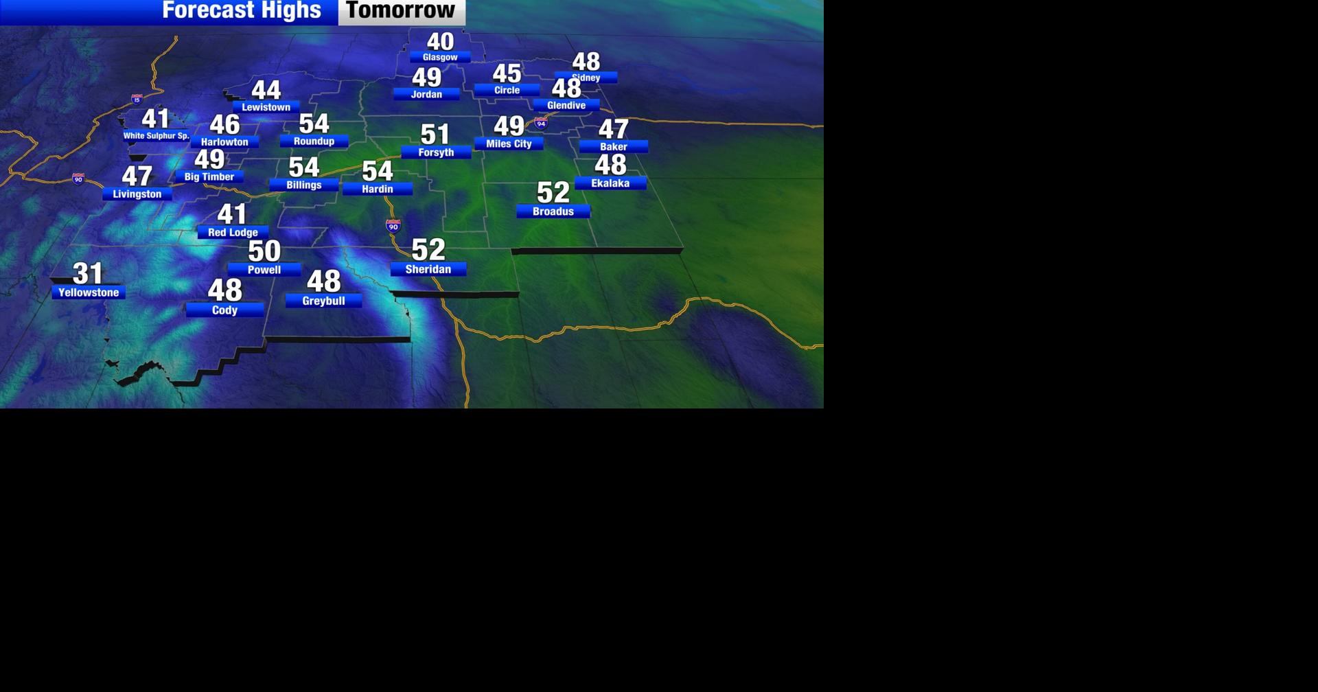 Warm and dry conditions expected through the week | Montana Weather ...