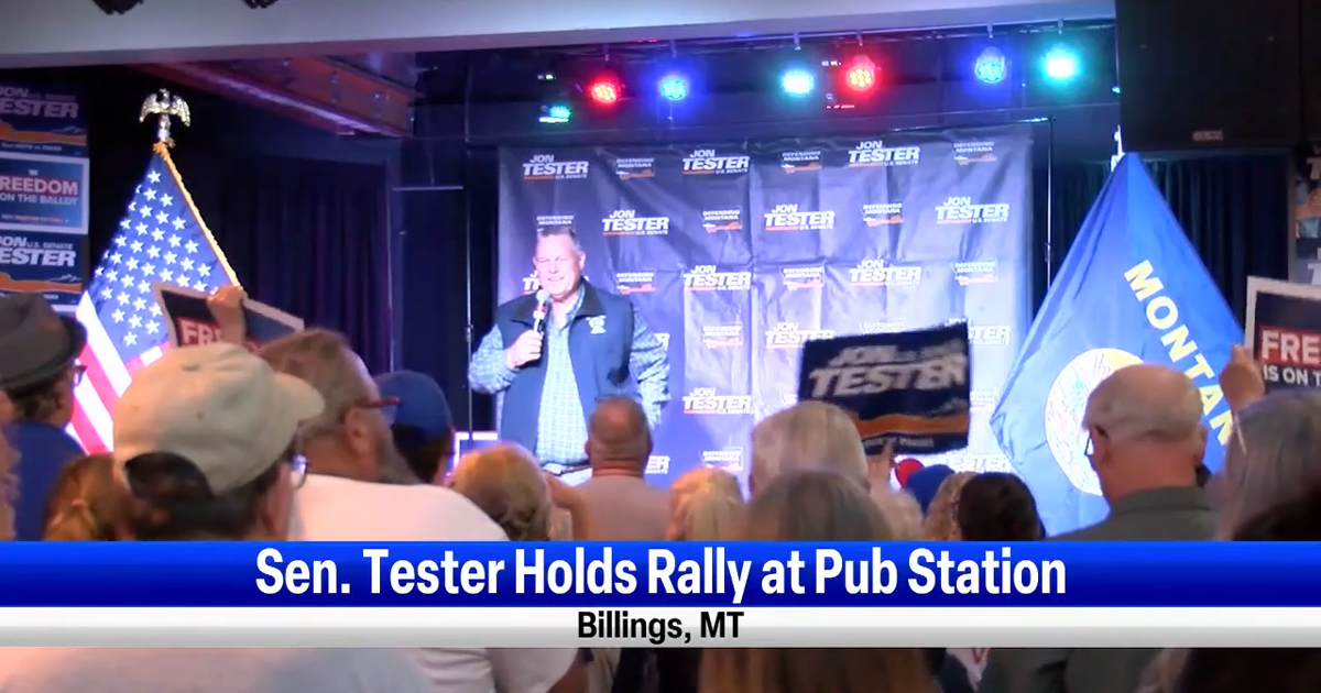 Senator Jon Tester holds rally in Billings, discusses future vision for ...
