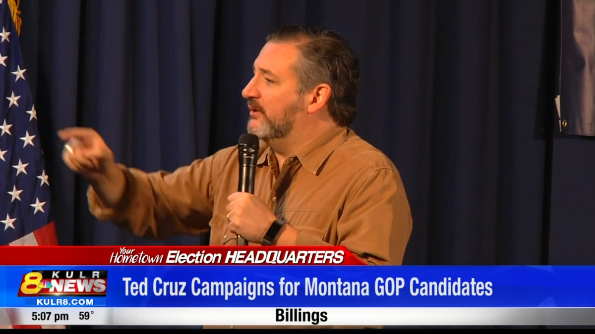 Ted Cruz campaigns for Montana GOP candidates in Billings