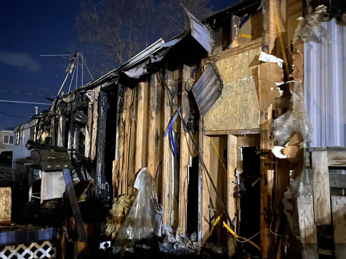 Overnight home fire in Billings; person taken to the hospital