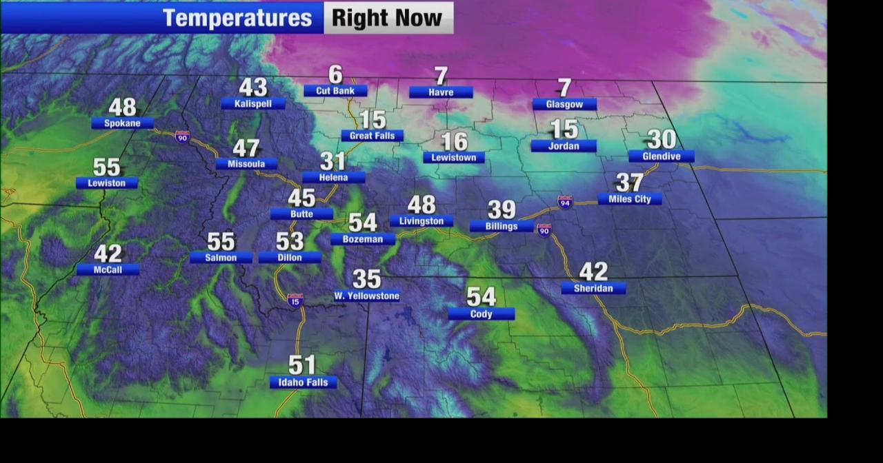Arctic air brings extreme wind chills and snow to central and eastern Montana