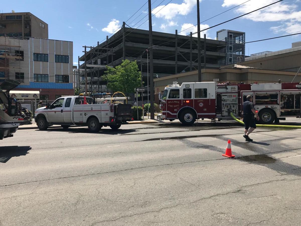 UPDATE Broken gas line causes road closure in downtown Billings Top