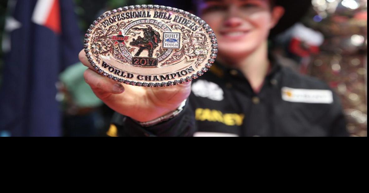 Champion Bull Rider 5th Go Round Belt Buckle