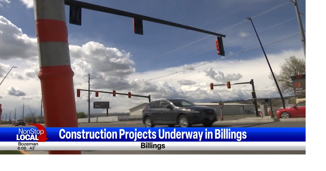 Two new signal lights coming to Billings; other construction projects
