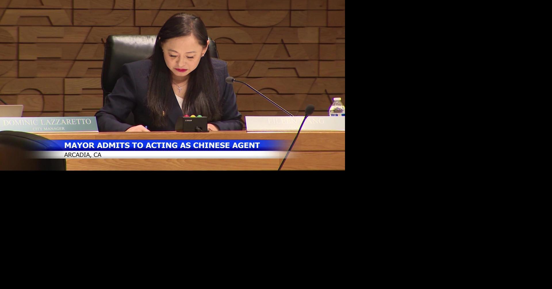 Mayor admits to acting as Chinese agent