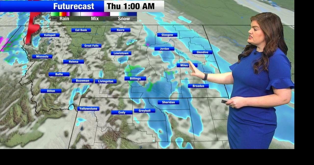 Breezy conditions and light snow make a return as weather systems pass through Montana