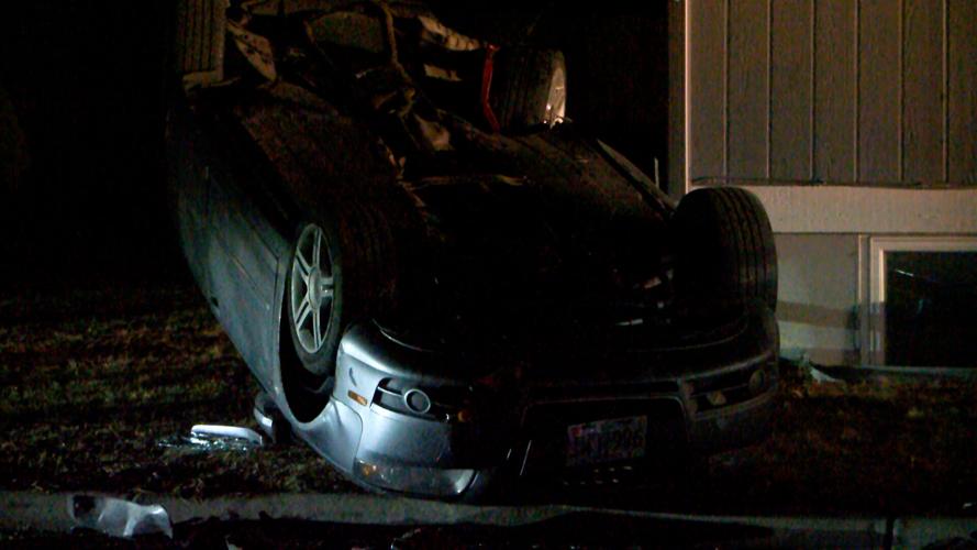 Collision caused parked car to flip in neighborhood Billings News