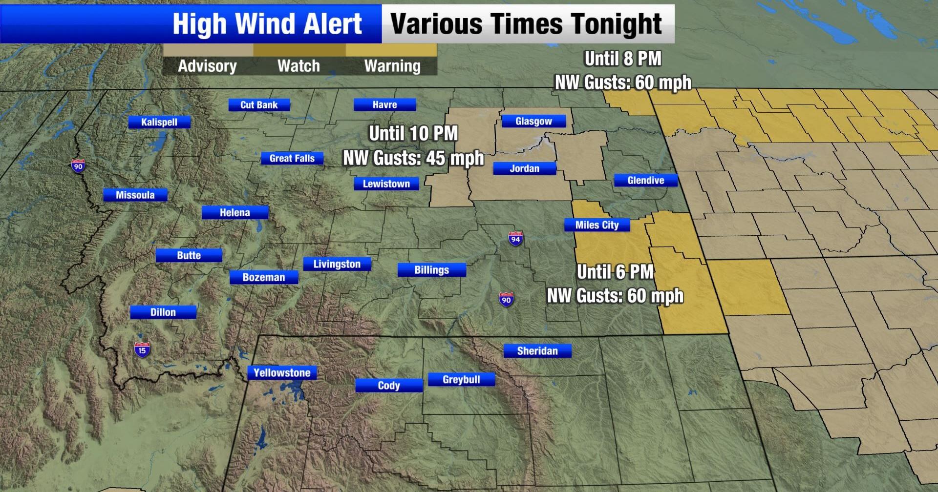 Gusty winds will subside across the region tonight - Vimarsana News