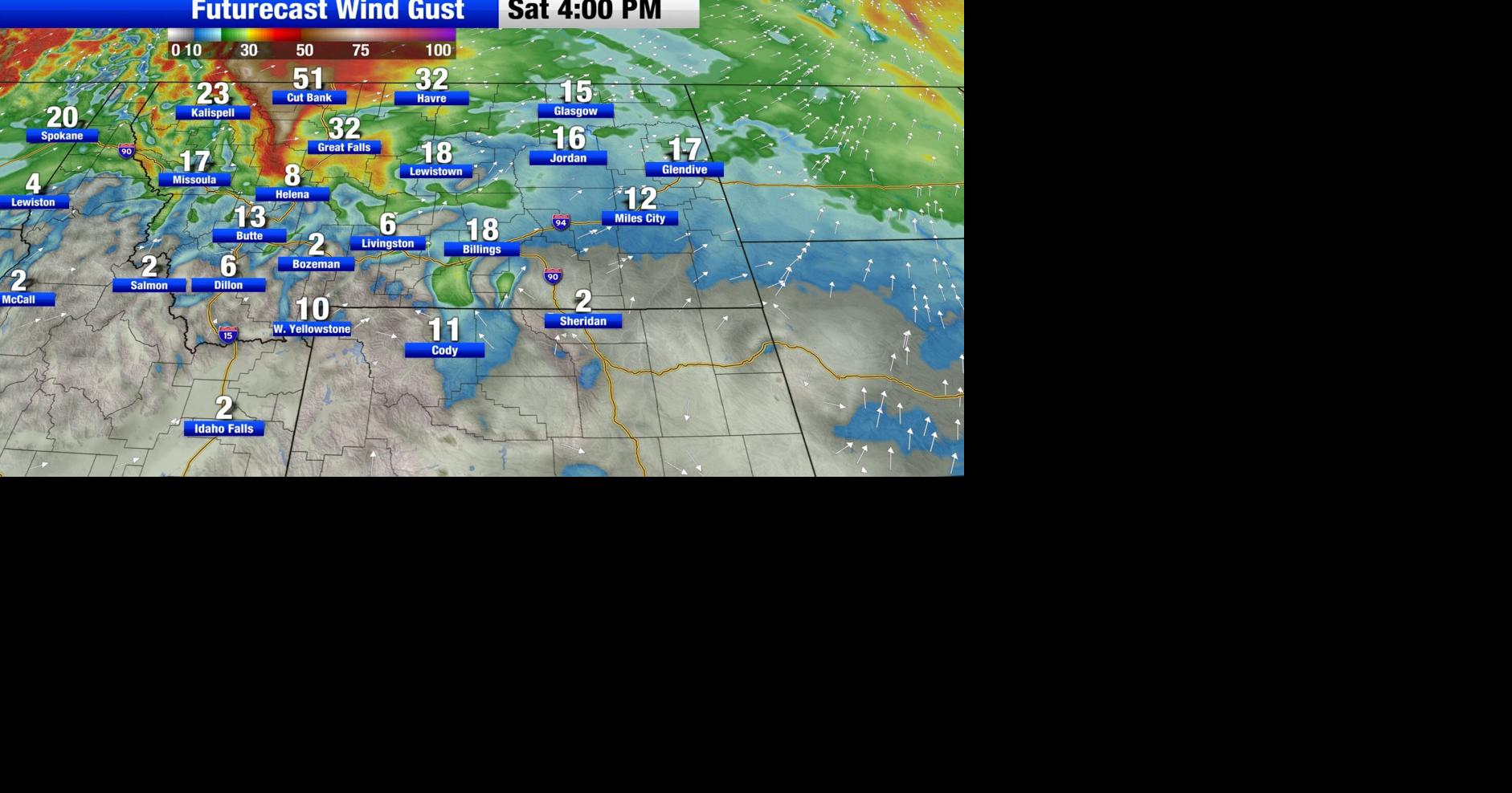 Clear skies and calm weather return after strong winds subside ...