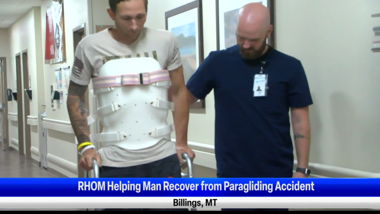 RHOM Helping Man Recover From Paragliding Accident | Billings News ...