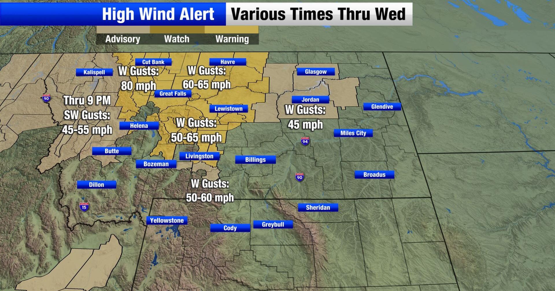 Pacific cold front brings showers and thunderstorms across the state with high winds moving tonight - Vimarsana News