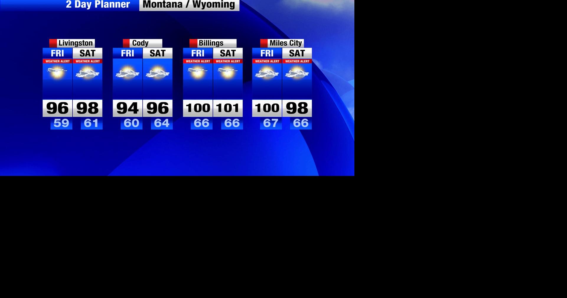 Heat Advisory now in place through the weekend | Montana Weather ...