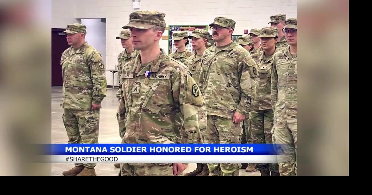 Montana soldier honored after risking his life in California rescue