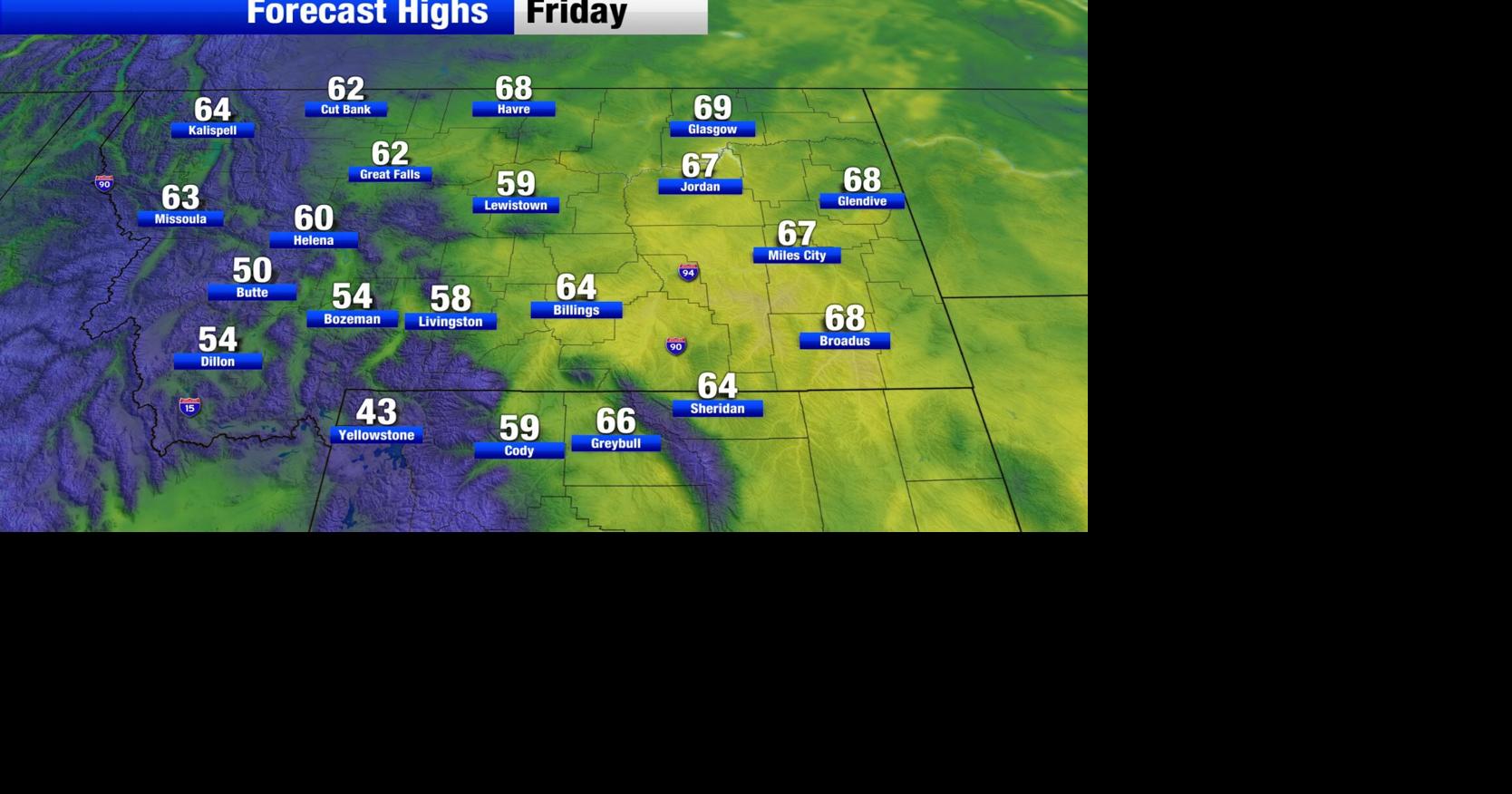 Falllike Conditions Expected to Arrive This Week Montana Weather