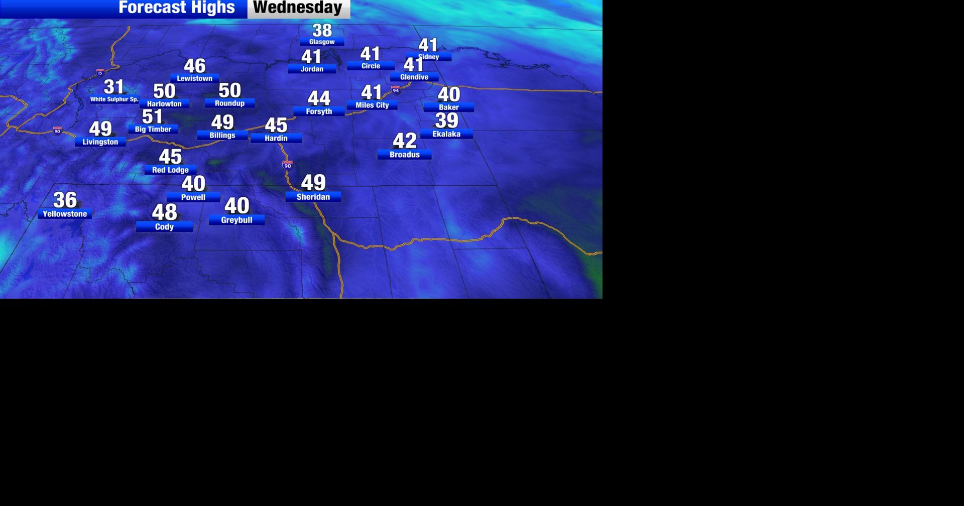 Above average temperatures and dry conditions continue through the work ...