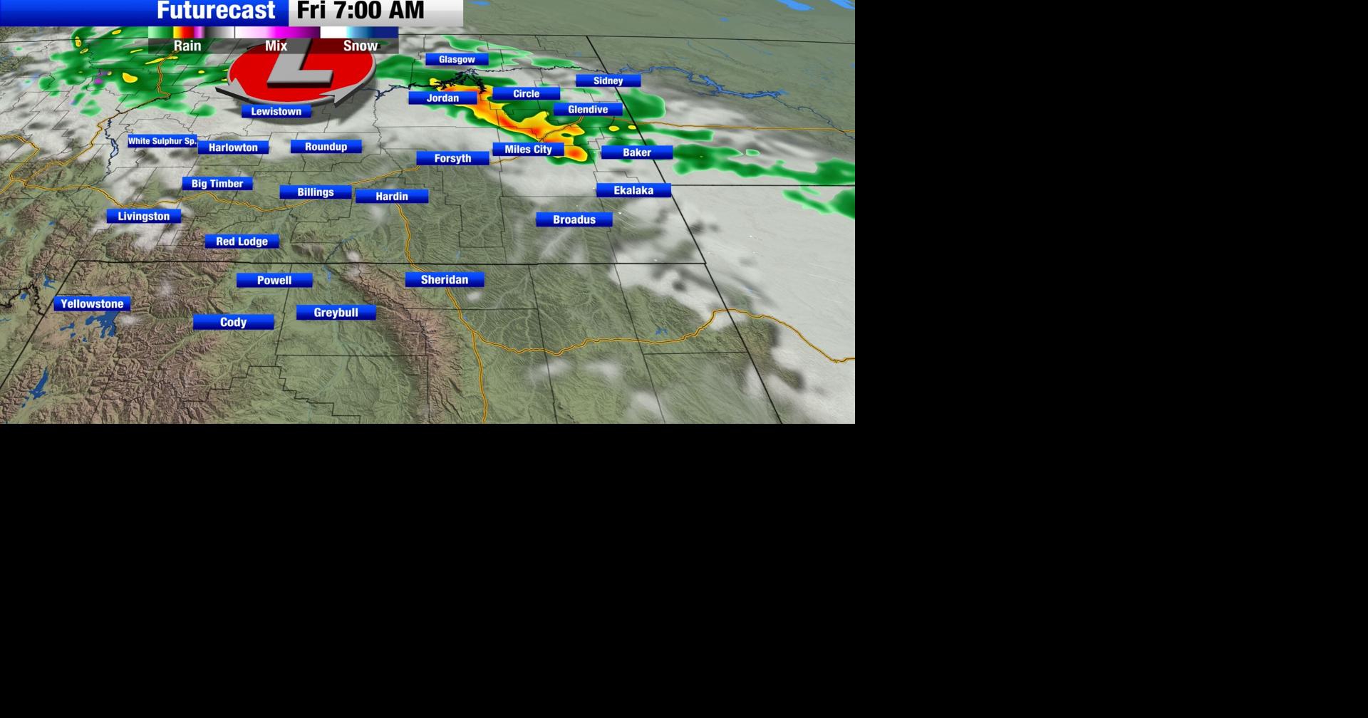 Scattered showers and a few isolated thunderstorms will last through ...