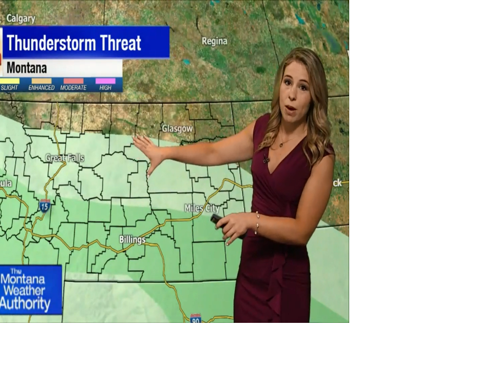 Video Looking at the thunderstorm threat across Montana Thursday Weather