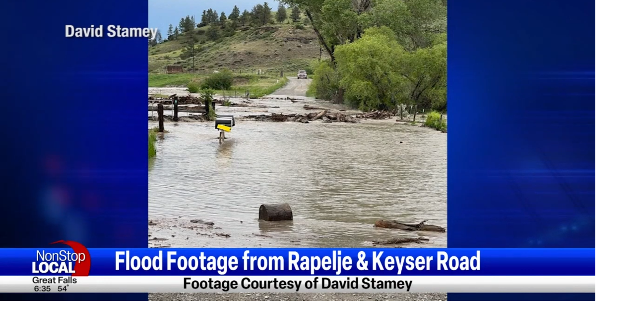 Crews in Stillwater County working to reopen road after flash flood