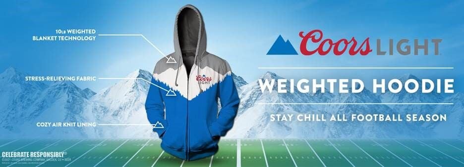 Coors shop light hoodie