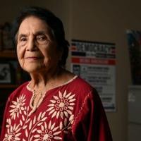 Famed union leader Dolores Huerta urges US to mobilize against Trump