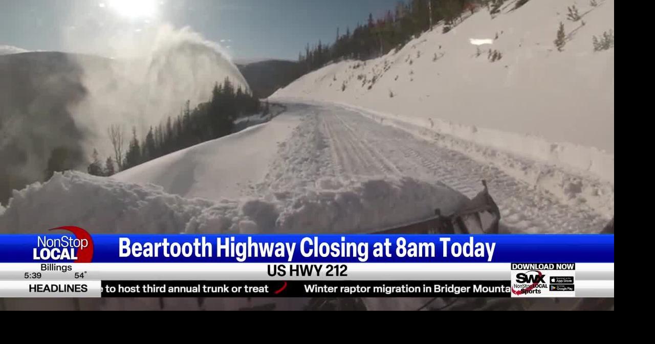 Beartooth Highway officially closed for season | Billings News | kulr8.com
