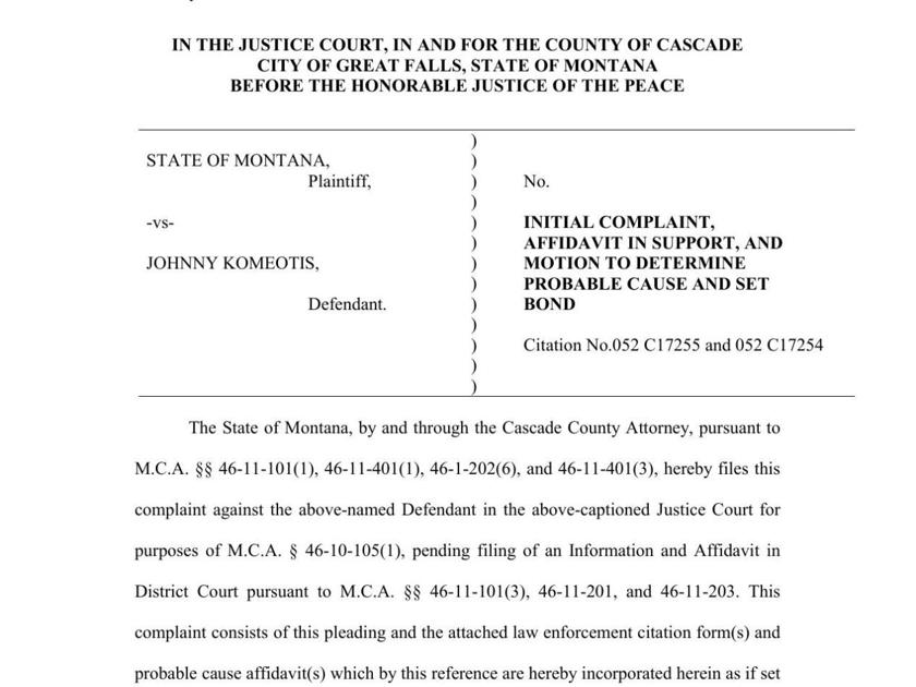 Johnny Komeotis Court Documents Regional Kulr8 Com