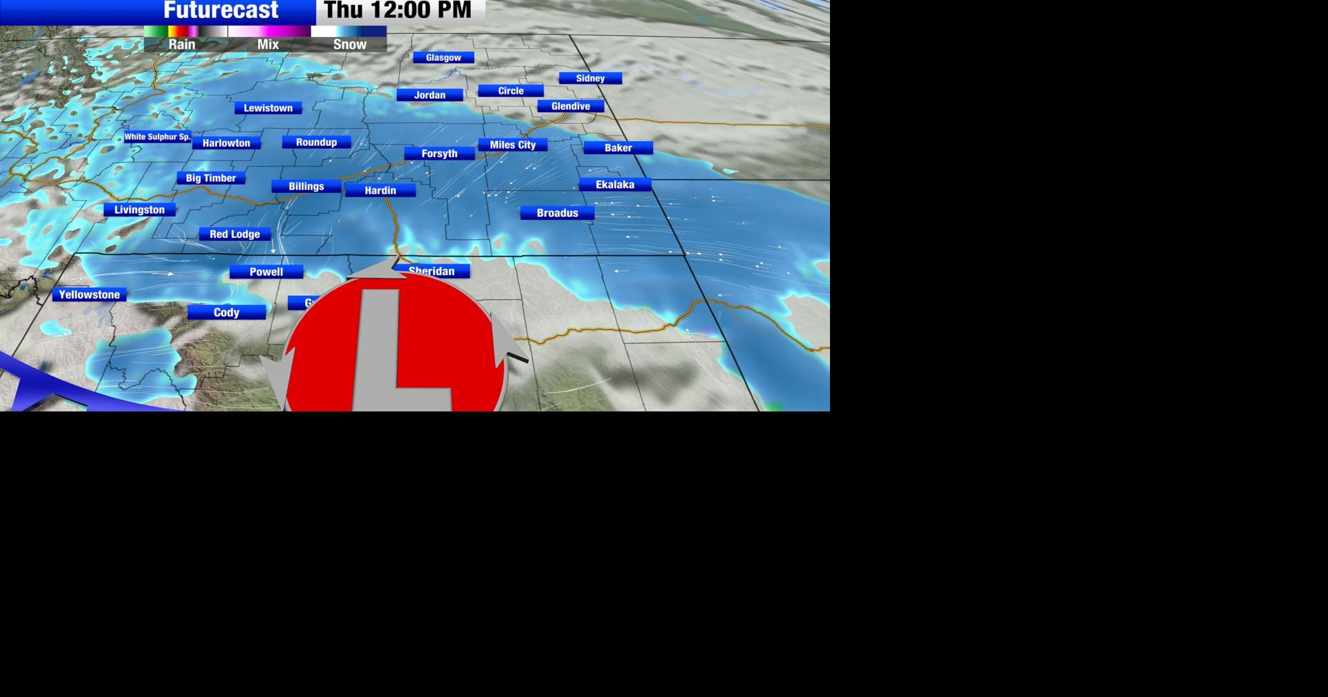 Winter storm expected to bring a couple rounds of snow and colder temperatures Montana Weather