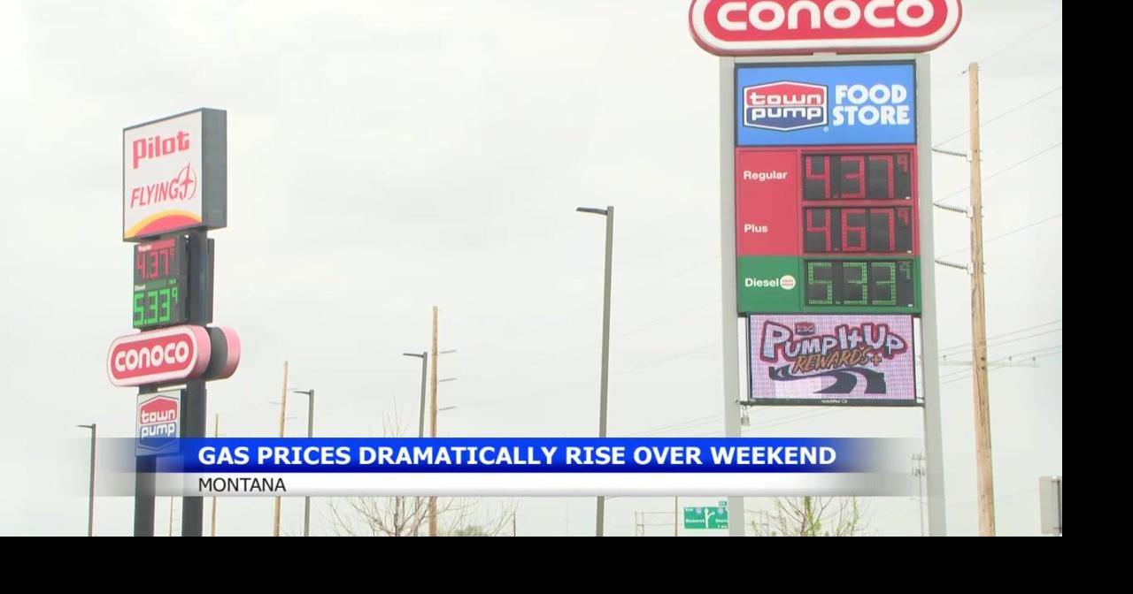 Montana drivers spending $60 more per month on gas as prices spike to $4.34 a gallon